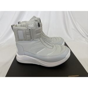 Womens North Face Nuptse II Strap 700 Waterproof Insulated Boots Grey/Wht Sz 10